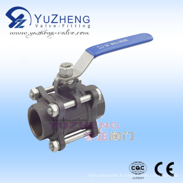 Fabricant de valve en acier au carbone 3PC en Chine